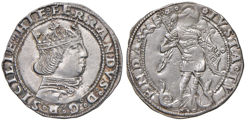 NAPOLI Ferdinando I d'Aragona (1458-1494) Coronato - MIR 69 AG (g 3,91) R

Sta...