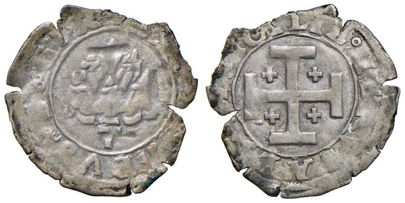 NAPOLI Ferdinando I d'Aragona (1458-1494) Cinquina - MIR 78/4 AG (g 0,56) RR

...