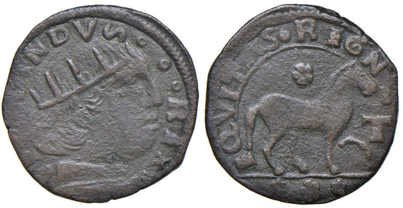 NAPOLI Ferdinando I d'Aragona (1458- 1494) Cavallo - MIR 85/2 MI (g 1,65) R

S...