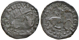 NAPOLI Ferdinando I d'Aragona (1458- 1494) Cavallo - MIR 85/8 MI (g 1,61)