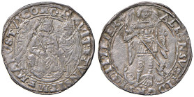 NAPOLI Alfonso II d'Aragona (1494-1495) Coronato - MIR 89 AG (g 3,94) R
