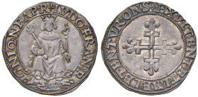NAPOLI Luigi XII (1501-1503) Carlino - MIR 112 AG (g 3,63) RR