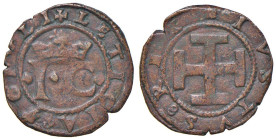 NAPOLI Giovanna e Carlo V d'Asburgo (1516-1519) Sestino - Magliocca 15 CU (g 2,31) R