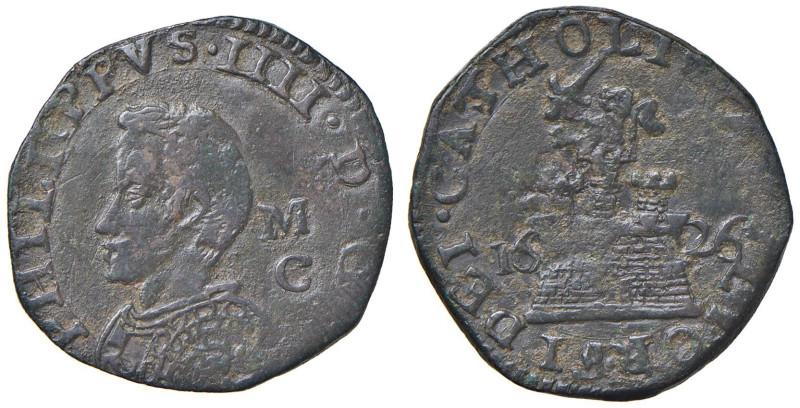 NAPOLI Filippo IV d'Asburgo (1621-1665) 9 Cavalli 1626 - Magliocca 87 CU (g 5,43...