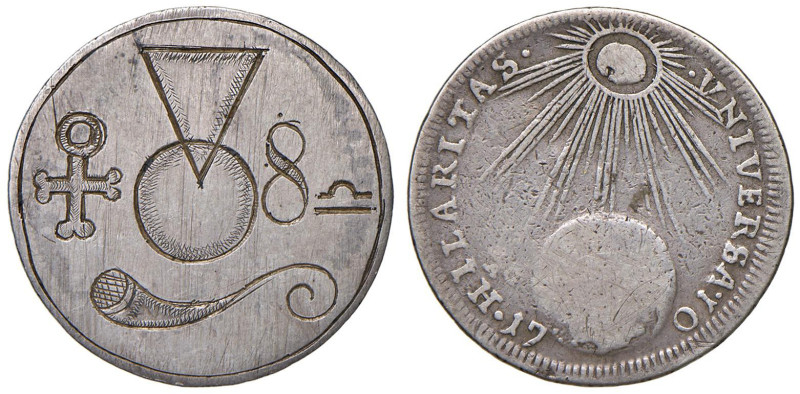 NAPOLI Filippo V di Borbone (1700-1707) Tarì 1701 - Nomisma 134 AG (g 3,54) RRRR...
