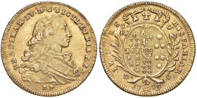 NAPOLI Ferdinando IV di Borbone (1765-1799) 6 Ducati 1769 - Nomisma 359 AU (g 8,84) NC