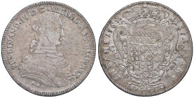 NAPOLI Ferdinando IV di Borbone (1759-1799) Piastra 1767 - Nomisma 414 AG (g 25,18) R T/ Liscio.