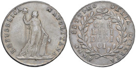 NAPOLI Repubblica napoletana (1799) 12 Carlini 1799 - Nomisma 624 AG (g 27,46)