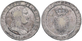 NAPOLI Ferdinando IV di Borbone (1799-1805) Mezza piastra 1805 - Nomisma 665 AG (g 13,66) RR