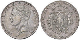NAPOLI Giuseppe Napoleone (1806-1808) 12 Carlini 1808 - Nomisma 684 AG (g 27,40) NC