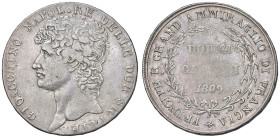 NAPOLI Gioacchino Murat (1808-1815) 12 Carlini 1809 - Nomisma 686 AG (g 27,35) RR