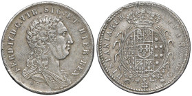 NAPOLI Ferdinando IV di Borbone (1815-1816) Mezza piastra 1816 - Nomisma 762 AG (g 13,66) RR