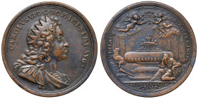 PALERMO Carlo VI d'Asburgo (1711-1740) Medaglia Morte del sovrano - Opus: I. L. CE. AE (g 30,11 - Ø 44 mm)