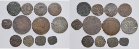 Resto di collezione composto da 12 monete: 1) NAPOLI Carlo II d'Asburgo (1665-1700) Tornese 1678 - Nomisma 113 CU (g 4,27) R 2) NAPOLI Carlo II d'Asbu...
