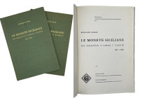 LIBRI MODERNI Rodolfo Spahr "Le monete siciliane. Dai bizantini a Carlo I d'Angiò (582-1282)" Austria, 1976; "Le monete siciliane. Dagli aragonesi ai ...