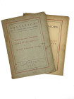 CATALOGHI D'ASTA Lotto di due volumi: Cataloghi d'asta P. & P. Santamaria 9 giugno 1952 e 8 ottobre 1959 con tavole illustrative. All'interno riportat...
