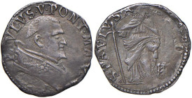 Paolo V (1605-1621) Mezzo grosso - Munt. 115 AG (g 0,63) R