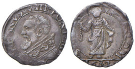 Urbano VIII (1623-1644) Mezzo grosso 1632 An. X - Munt. 165 AG (g 0,50) RR