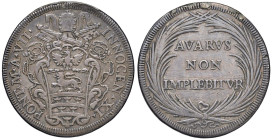 Innocenzo XI (1676-1689) Mezza piastra 1684 An. VII - Munt. 48 AG (g 15,75) Montatura asportata.