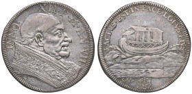 Innocenzo XII (1691-1700) Mezza piastra An. VII - Munt. 28 AG (g 15,87) R