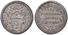 Clemente XI (1700-1721) Testone An. VIII - Munt. 78 AG (g 9,01)