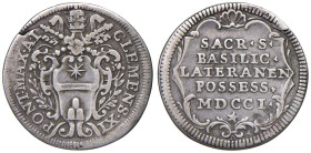 Clemente XI (1700-1721) Giulio 1701 An. I - Munt. 107 AG (g 2,85) RR