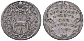 Clemente XI (1700-1721) Giulio 1703 An. III - Munt. 110 AG (g 2,95) R