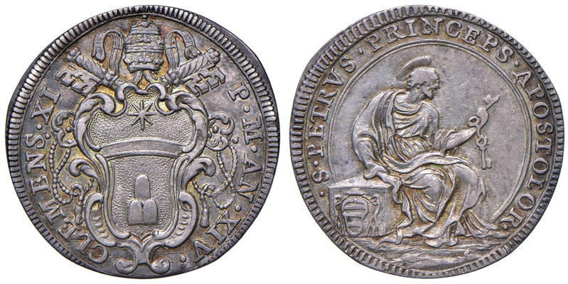 Clemente XI (1700-1721) Giulio An. XIV - Munt. 115 AG (g 3,00) R

Status: qSPL