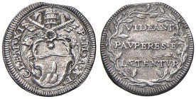 Clemente XI (1700-1721) Grosso An. VI - Munt. 156 AG (g 1,16) R