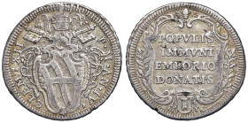 Clemente XII (1730-1740) Testone An. IV - Munt. 39 AG (g 8,20) R