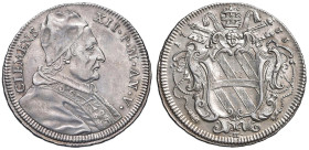 Clemente XII (1730-1740) Testone 1735 An. V - Munt. 58 AG (g 8,32) R