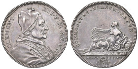 Clemente XII (1730-1740) Testone 1736 An. VII - Munt. 25 AG (g 8,49) RR
