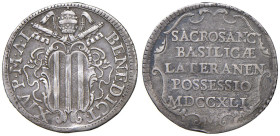 Benedetto XIV (1740-1758) Giulio 1741 An. I - Munt. 52 AG (g 2,71) RRR