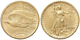 STATI UNITI 20 Dollari 1910 - KM 131 AU (g 33,43) Lievi hairlines da pulizia.