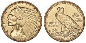 STATI UNITI 5 Dollari 1913 - KM 129 AU (g 8,33)