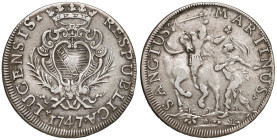 LUCCA Repubblica (1369-1799) Scudo 1747 - MIR 237/7 AG (g 26,72)