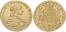 NAPOLI Ferdinando IV di Borbone (1759-1799) 6 Ducati 1767 - Nomisma 347 AU (g 8,81)