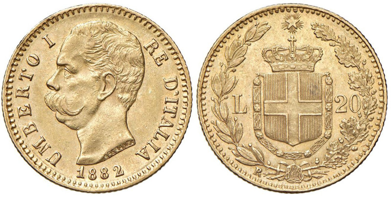 Umberto I (1878-1900) 20 Lire 1882 - Nomisma 981 AU

Status: qSPL