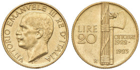 Vittorio Emanuele III (1900-1946) 20 Lire 1923 - Nomisma 1082 AU R