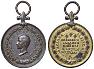 REGNO DELLE DUE SICILIE Francesco II di Borbone (1859-1860) Medaglia 1860 Campagna di settembre-ottobre, Trifrisco - Ricciardi 268; D'Auria 281 - AE d...