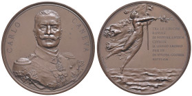 Carlo Caneva (1845-1922) Medaglia 1912 Guerra della Libia, a ricordo del generale italiano, comandante del Corpo d'Armata Speciale in Libia - Opus: E....