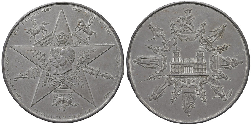 Umberto I (1878-1900) Medaglia 1884 Esposizione Generale Italiana a Torino - Opu...