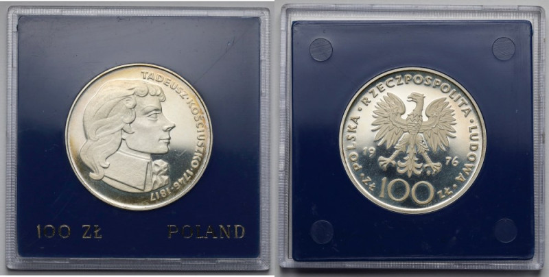 100 złotych 1976 Kościuszko Piękna prezencja. 

Grade: Proof/Proof-