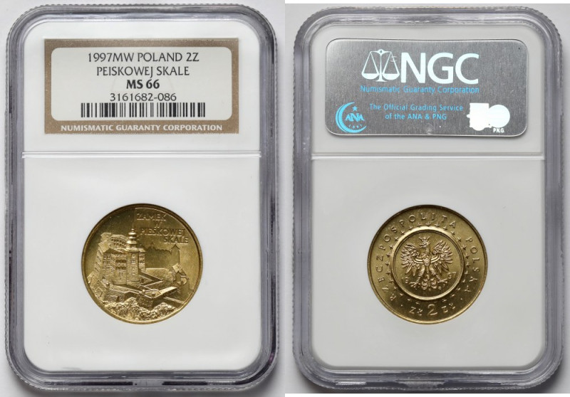 2 złote 1997 Zamek na Pieskowej Skale 
Grade: NGC MS66