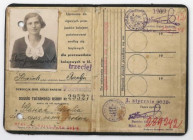 Legitymacja kolejowa dla pracowników PKP, Poznań 1938