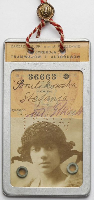 II RP, Miesięczna Legitymacja Ulgowa - Warszawa 1934 Wymiary: 10 x 5,5 cm.