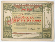 Hurtownia Drzewa WISŁA Tow. Akc. Bydgoszcz, Em.2, 5.000 mk 1921