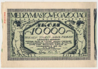 Międzymiastowe Gazociągi, 10.000 mk 1921