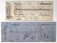 Weksle, Warszawa 1858-1862 r. - zestaw (2szt)