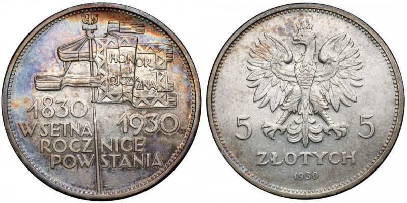 Sztandar 5 złotych 1930 Reference: Chałupski 2.23.2.a (R), Parchimowicz 115.a
G...